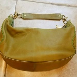 New green leather bag vintage Juicy Couture